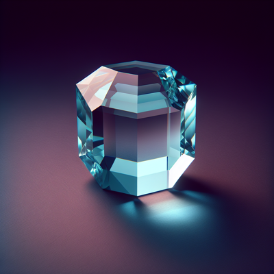 Aquamarine crystal for Gemini zodiac sign