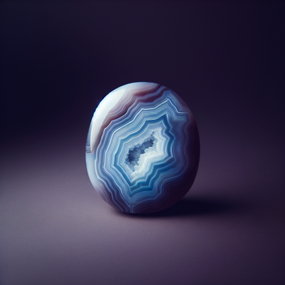 Blue Lace Agate crystal