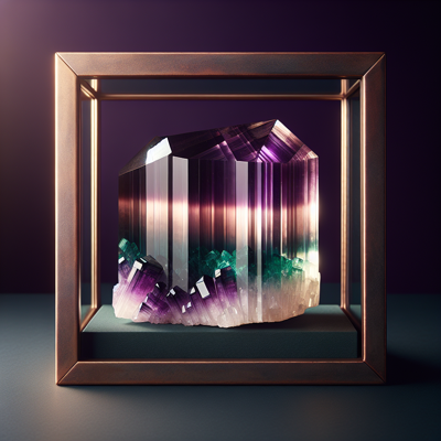 Fluorite crystal for Gemini zodiac sign