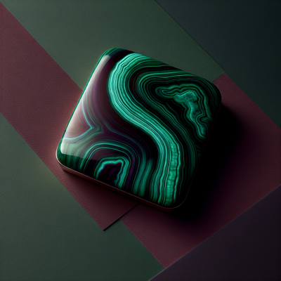 Malachite crystal